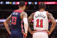 Kyle Kuzma and DeMar DeRozan
